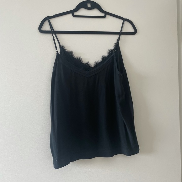 Black Lace Trim Cami - Picture 5 of 10
